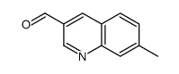 7-甲基-喹啉-3-甲醛结构式