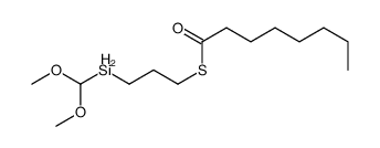 S-[3-(dimethoxymethylsilyl)propyl] octanethioate结构式