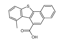 7-methylbenzo[b]naphtho[2,1-d]thiophene-6-carboxylic acid Structure