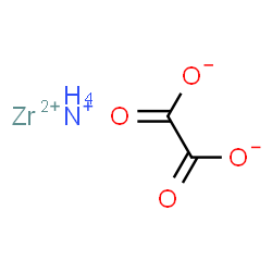 oxalic acid, ammonium zirconium salt结构式