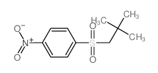 1-(2,2-dimethylpropylsulfonyl)-4-nitro-benzene结构式