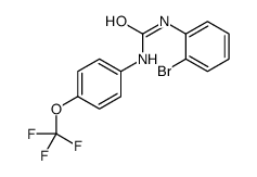 1-(2-bromophenyl)-3-[4-(trifluoromethoxy)phenyl]urea Structure