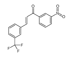 1-(3-nitrophenyl)-3-[3-(trifluoromethyl)phenyl]prop-2-en-1-one结构式