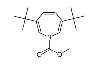 methyl 3,6-di-tert-butyl-1H-azepine-1-carboxylate结构式