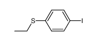 ethyl-(4-iodo-phenyl)-sulfide结构式