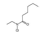 N-chloro-N-ethylhexanamide结构式