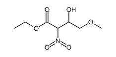 4-methoxy-3-hydroxy-2-nitrobutyric acid ethyl ester Structure