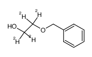 2-benzyloxy(1,1,2,2-2H4)ethanol结构式