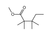 methyl 2,2,3,3-tetramethylpentanoate结构式