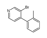 3-bromo-4-(2-methylphenyl)pyridine Structure