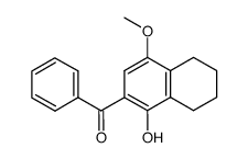 (1-Hydroxy-4-methoxy-5,6,7,8-tetrahydro-naphthalen-2-yl)-phenyl-methanone Structure