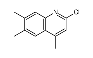 2-chloro-4,6,7-trimethylquinoline Structure