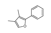 3,4-dimethyl-2-phenylfuran Structure