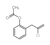 3-(2-ACETOXYPHENYL)-2-CHLORO-1-PROPENE结构式