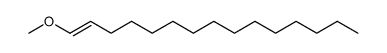 (E)-1-Methoxy-pentadec-1-ene结构式