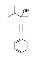 3,4-dimethyl-1-phenylpent-1-yn-3-ol结构式