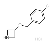 3-[(4-氯苄基)氧基]氮杂丁烷盐酸盐结构式