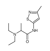 2-(diethylamino)-N-(3-methyl-1,2-thiazol-5-yl)propanamide结构式