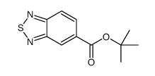 tert-butyl 2,1,3-benzothiadiazole-5-carboxylate Structure
