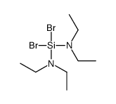 N-[dibromo(diethylamino)silyl]-N-ethylethanamine Structure