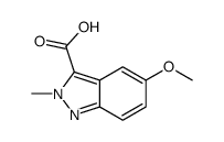 5-methoxy-2-methylindazole-3-carboxylic acid结构式
