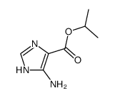 5-amino-1(3)H-imidazole-4-carboxylic acid isopropyl ester Structure