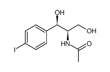 N-[2-hydroxy-1-hydroxymethyl-2-(4-iodo-phenyl)-ethyl]-acetamide结构式