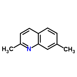 2,7-Dimethylquinoline Structure