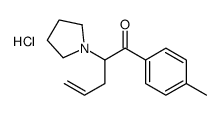 1-(4-methylphenyl)-2-pyrrolidin-1-ylpent-4-en-1-one,hydrochloride结构式