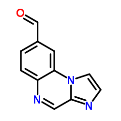 Imidazo[1,2-a]quinoxaline-8-carbaldehyde结构式