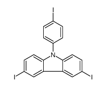 9H-Carbazole, 3,6-diiodo-9-(4-iodophenyl) Structure