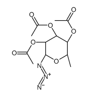 2,3,4-TRI-O-ACETYL-ALPHA-L-RHAMNOPYRANOSYL AZIDE结构式