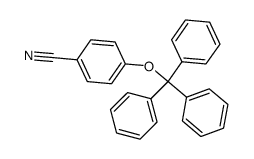 4-cyanophenyl trityl ether Structure