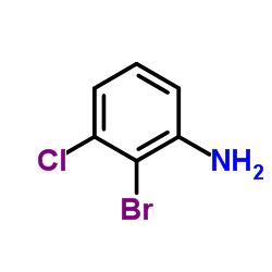 2-溴-3-氯苯胺结构式