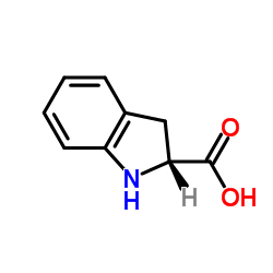 (|R|)-吲哚啉-2-羧酸结构式