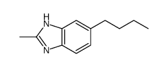 (9ci)-5-丁基-2-甲基-1H-苯并咪唑结构式