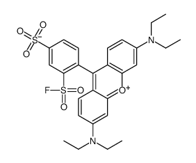 Sulforhodamine B 2-acid fluoride Structure