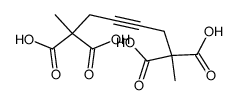 oct-4-yne-2,2,7,7-tetracarboxylic acid结构式