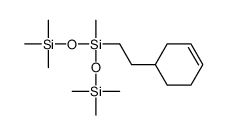 2-cyclohex-3-en-1-ylethyl-methyl-bis(trimethylsilyloxy)silane Structure