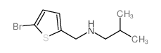 n-((5-溴噻吩-2-基)甲基)-2-甲基丙-1-胺结构式