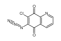 6-azido-7-chloro-5,8-quinolinedione结构式