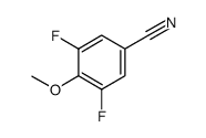 3,5-二氟-4-甲氧基苯甲氰结构式