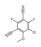 5-Chloro-2,4-difluoro-6-methoxyisophthalonitrile Structure