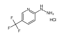 2-肼基-5-(三氟甲基)吡啶盐酸盐结构式