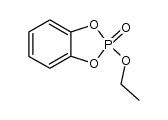 2-oxo-2-ethoxy-4,5-benzo-1,3,2-dioxaphospholane结构式
