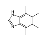 (9ci)-4,5,6,7-四甲基-1H-苯并咪唑结构式