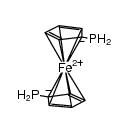 1,1'-Bis(phosphino)ferrocene,结构式