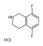 5,8-二氟-1,2,3,4-四氢异喹啉盐酸盐结构式