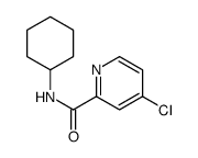 N-Cyclohexyl 4-chloropicolinamide结构式