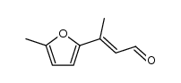 3-(5-methyl-furan-2-yl)-but-2-enal Structure